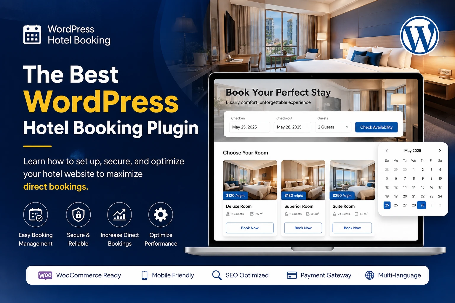 Best WordPress Hotel Booking Plugin: 2026 Setup Guide