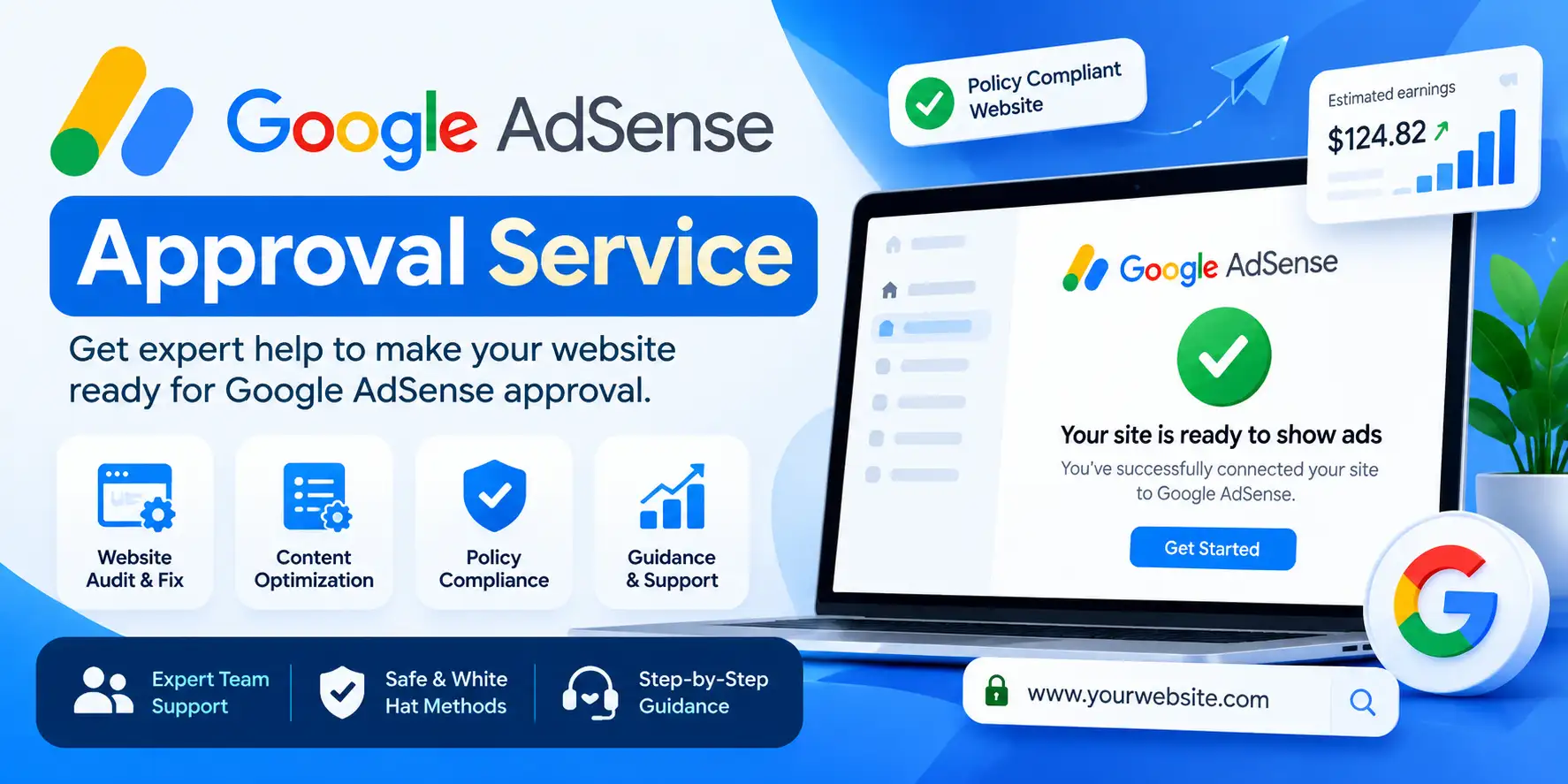 Google AdSense Approval Support | Website Review & Content Help